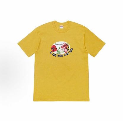 款号M468#p40💰 Supreme SS19 It Gets Better Every Time Tee 美式潮流 印花短袖T恤 男女同款 宽松版型 采用260克双纱纯棉 圆筒 从面料到辅 - view 4