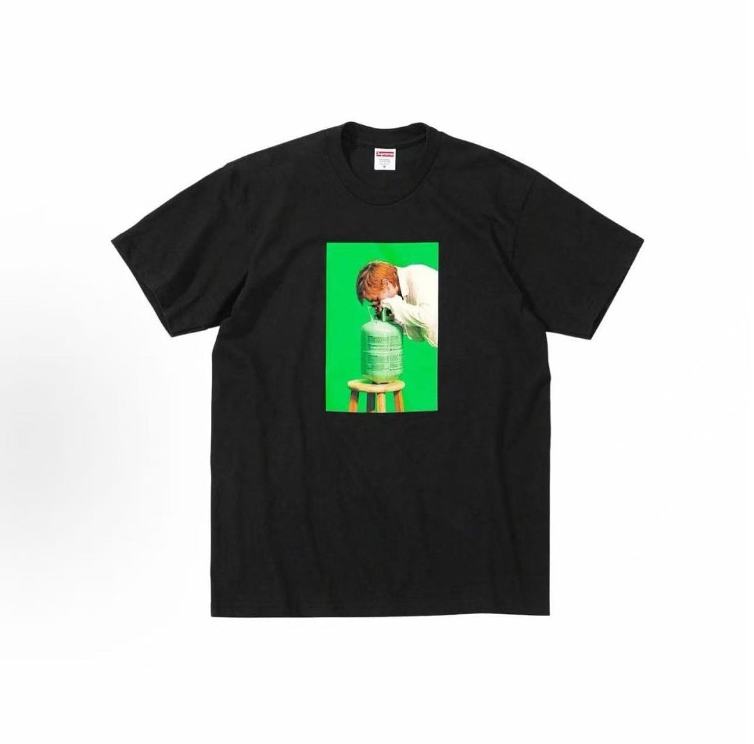 款号M469#p40💰 Supreme x Mark Leckey FW23 联名系列 WEEK4 GREENSCREEN TEE 绿幕人像印花圆领短袖T恤 男女同款 宽松版型 采用260克双纱纯 - view 6