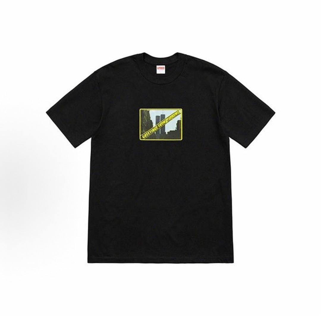 款号M478#p40💰 Supreme SS19 Greetings Tee 美式潮流 印花短袖T恤 男女同款 宽松版型 采用260克双纱纯棉 圆筒 从面料到辅料全部三标齐全跟足ZP 进口松井 - view 1