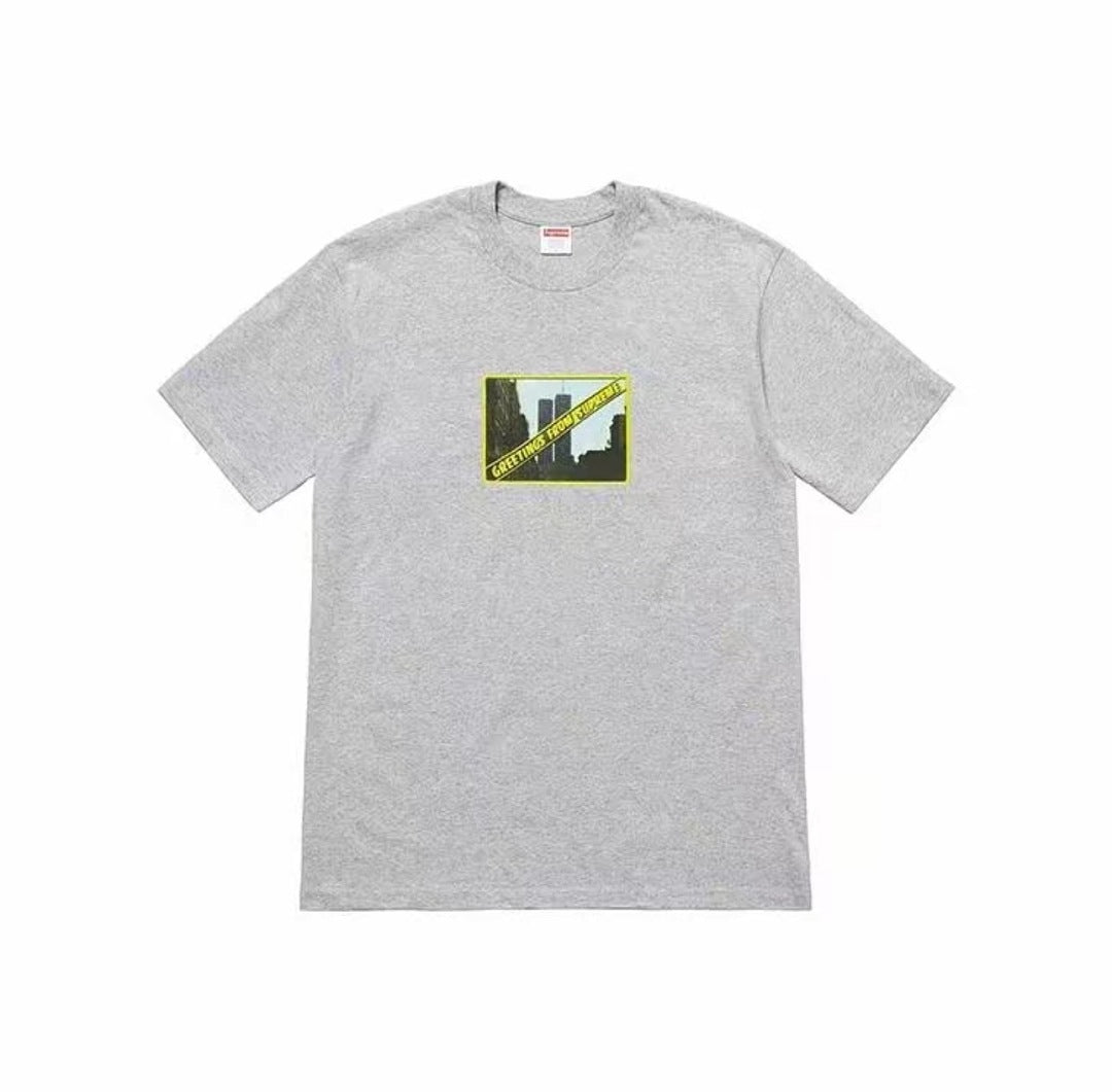 款号M478#p40💰 Supreme SS19 Greetings Tee 美式潮流 印花短袖T恤 男女同款 宽松版型 采用260克双纱纯棉 圆筒 从面料到辅料全部三标齐全跟足ZP 进口松井 - view 2
