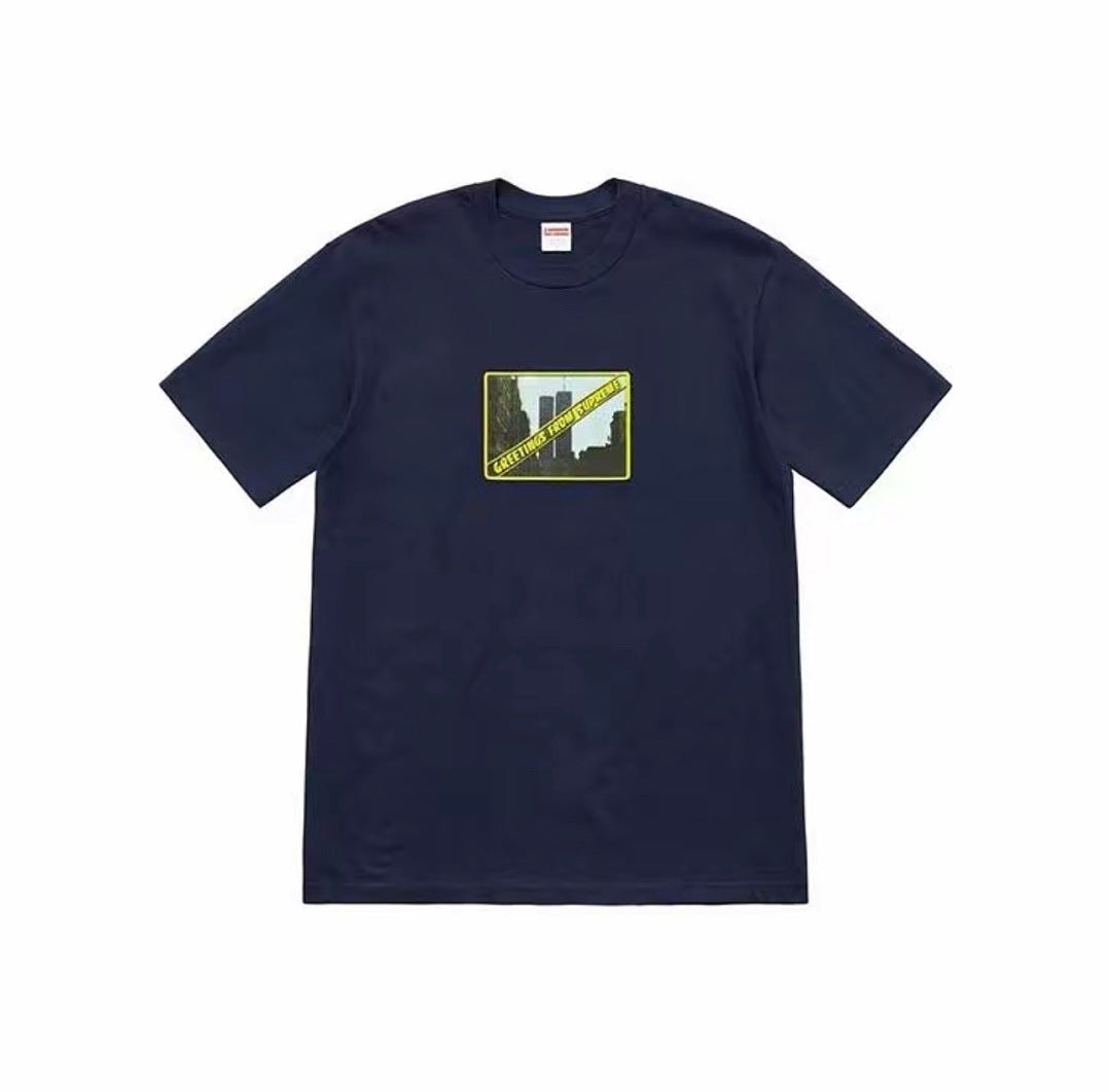 款号M478#p40💰 Supreme SS19 Greetings Tee 美式潮流 印花短袖T恤 男女同款 宽松版型 采用260克双纱纯棉 圆筒 从面料到辅料全部三标齐全跟足ZP 进口松井 - view 3