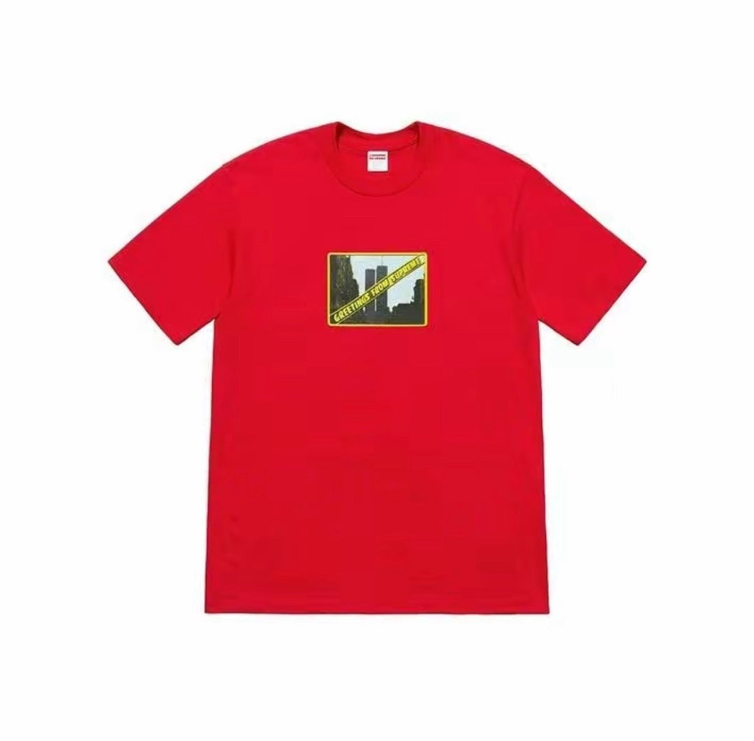 款号M478#p40💰 Supreme SS19 Greetings Tee 美式潮流 印花短袖T恤 男女同款 宽松版型 采用260克双纱纯棉 圆筒 从面料到辅料全部三标齐全跟足ZP 进口松井 - view 5