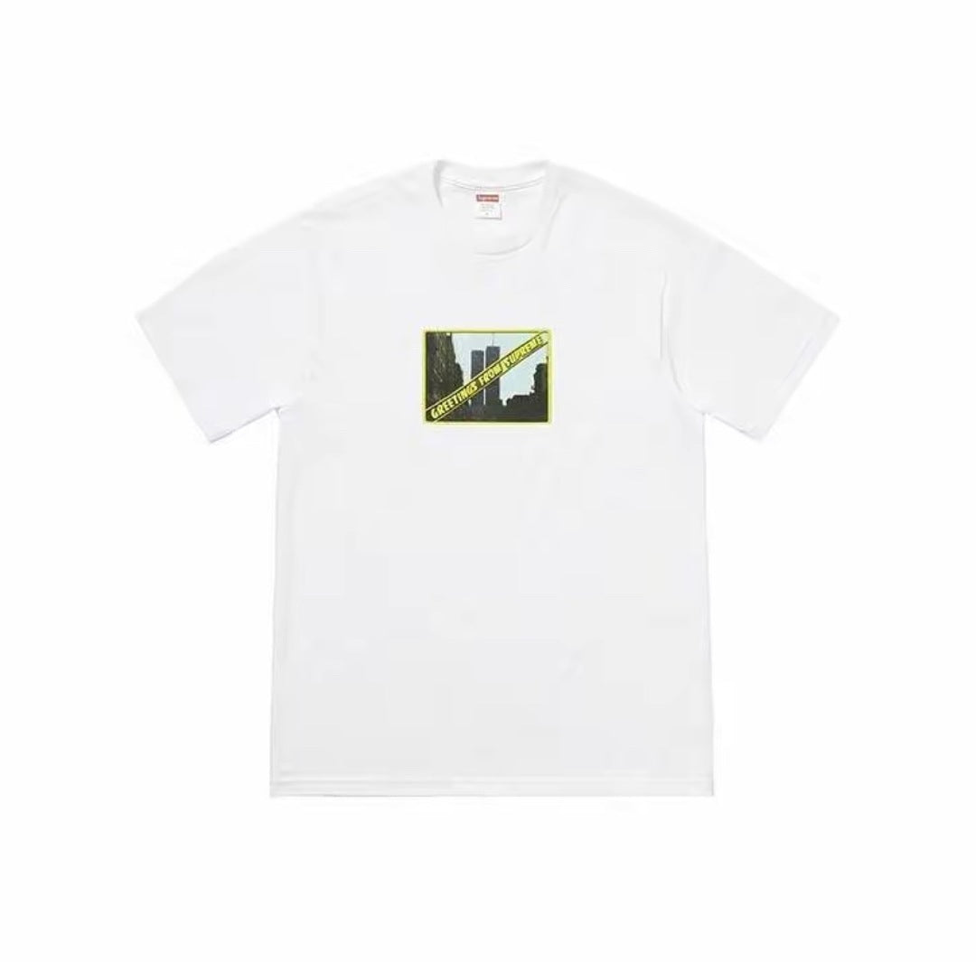 款号M478#p40💰 Supreme SS19 Greetings Tee 美式潮流 印花短袖T恤 男女同款 宽松版型 采用260克双纱纯棉 圆筒 从面料到辅料全部三标齐全跟足ZP 进口松井 - view 7