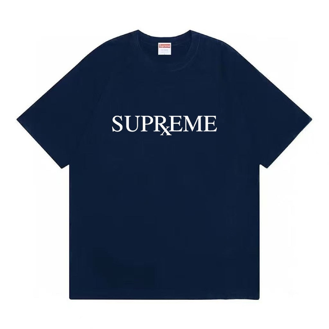 款号M481#p40💰 Supreme FW25 冬季T恤系列 Week17 RX Tee 圆领休闲正面logo印花短袖T恤 男女同款 宽松版型 采用260克双纱纯棉 圆筒 从面料到辅料全部三标齐 - view 2