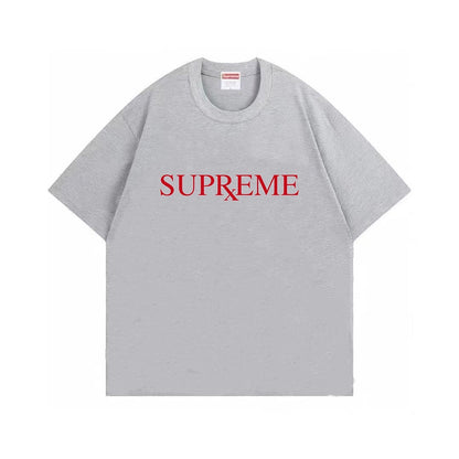 款号M481#p40💰 Supreme FW25 冬季T恤系列 Week17 RX Tee 圆领休闲正面logo印花短袖T恤 男女同款 宽松版型 采用260克双纱纯棉 圆筒 从面料到辅料全部三标齐 - view 4