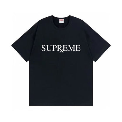 款号M481#p40💰 Supreme FW25 冬季T恤系列 Week17 RX Tee 圆领休闲正面logo印花短袖T恤 男女同款 宽松版型 采用260克双纱纯棉 圆筒 从面料到辅料全部三标齐 - view 6