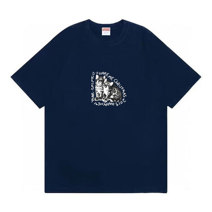 款号M485#p40💰 Supreme FW19 Week 17 Eat Me Tee 小猫印花短袖美式潮流合身T恤 男女同款 宽松版型 采用260克双纱纯棉 圆筒 从面料到辅料全部三标齐全跟足Z - view 4