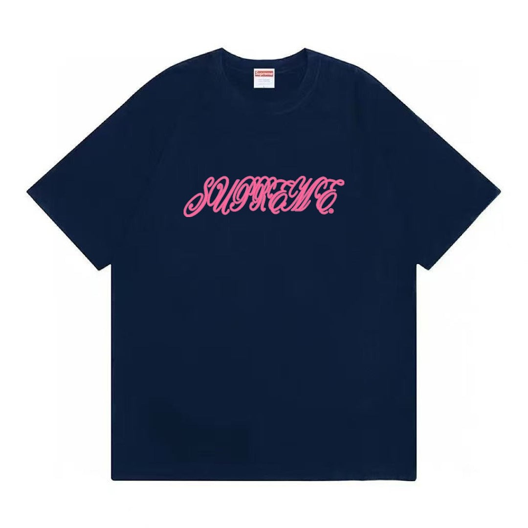 款号M489#p40💰 Supreme SS26 WEEK8 Raised Script S/S Top 草书Logo做旧宽松落肩短袖T恤 男女同款 宽松版型 采用260克双纱纯棉 圆筒 从面料到 - view 4