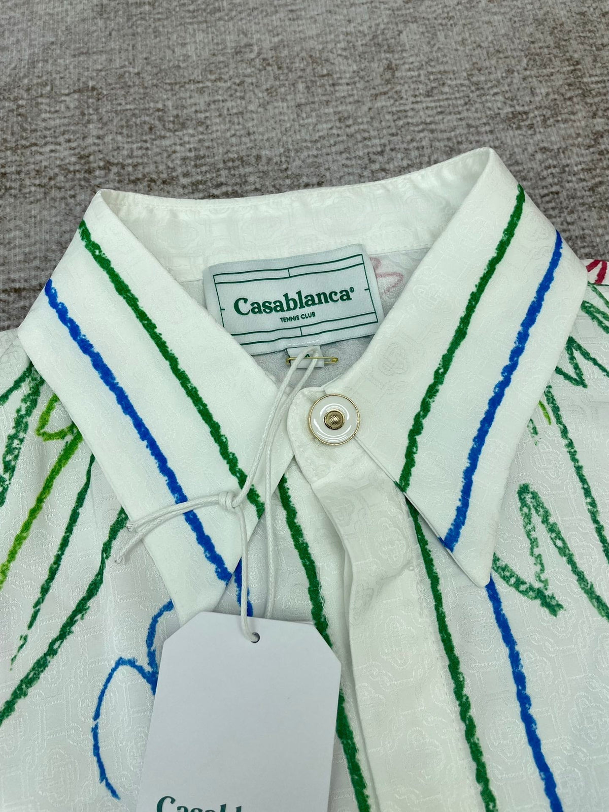 CASABLANCA Long Sleeved Silk Shirt #3499
