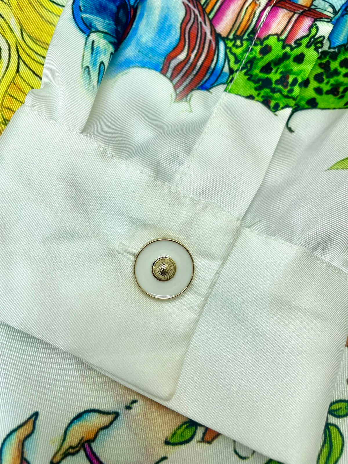 CASABLANCA Long Sleeved Silk Shirt #3503