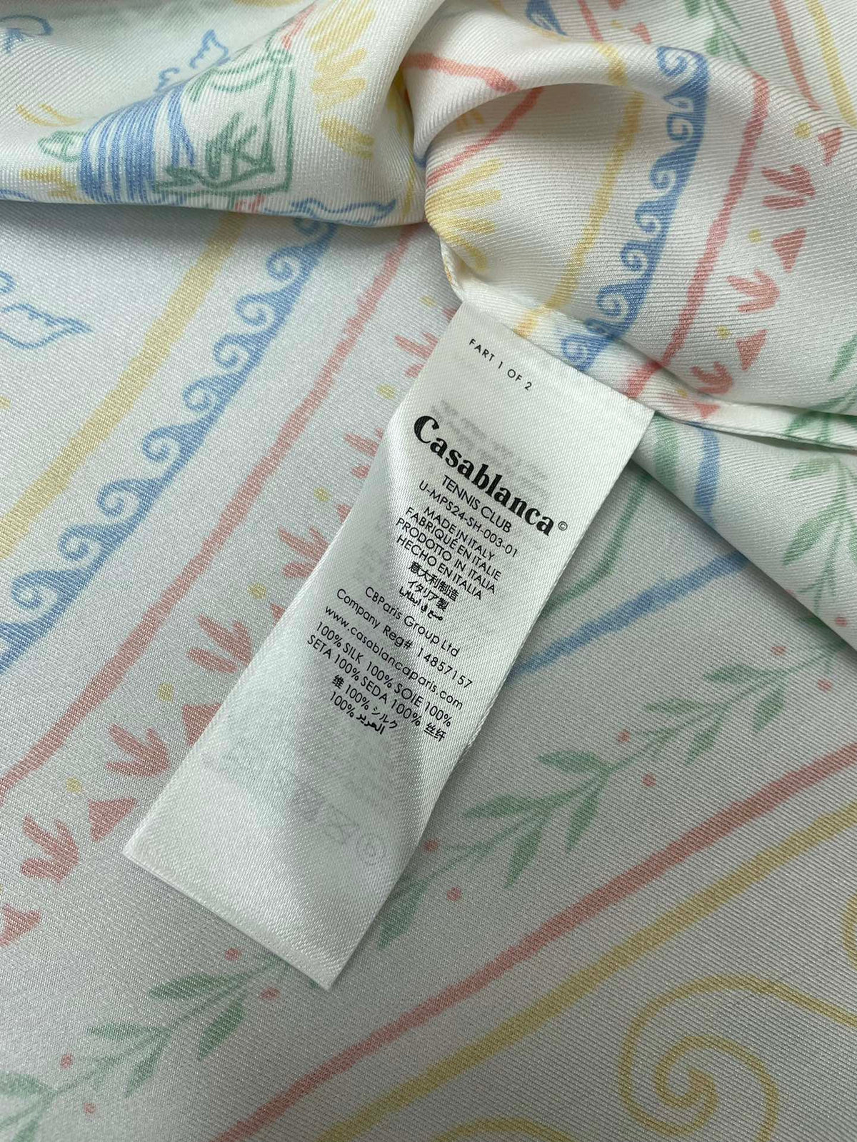 CASABLANCA Silk Shirt #3510