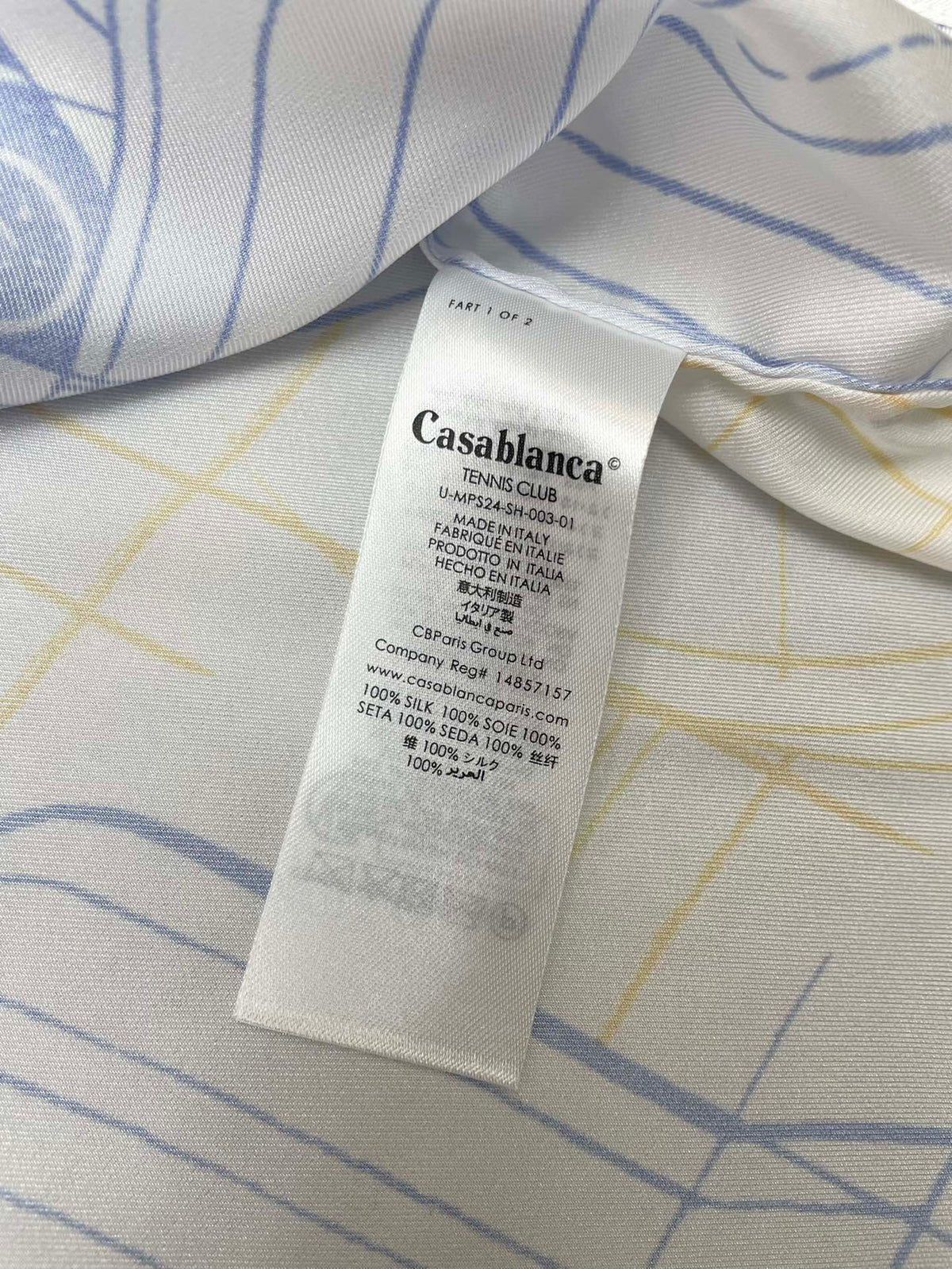 CASABLANCA Silk Shirt #3513