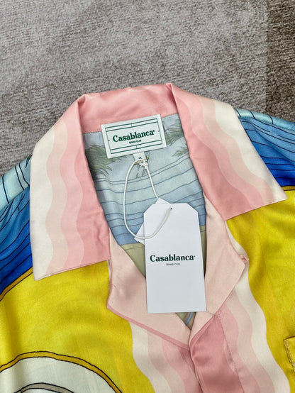 CASABLANCA Long Sleeved Silk Shirt #3502