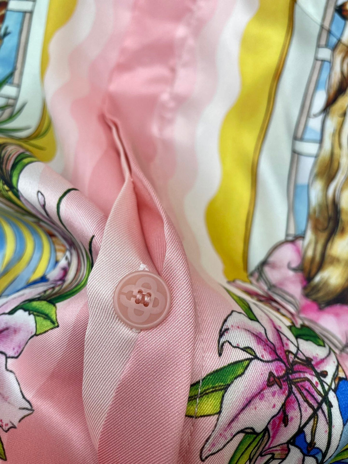 CASABLANCA Long Sleeved Silk Shirt #3502