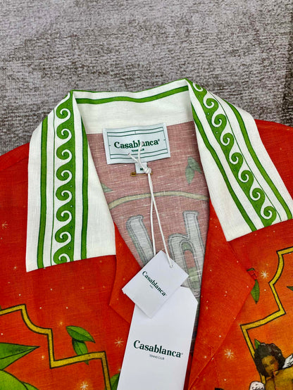 CASABLANCA Long Sleeved Silk Shirt #3490