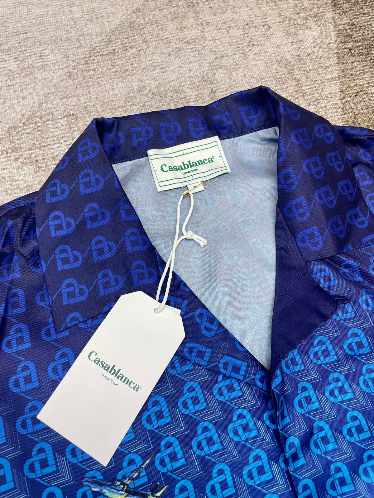 CASABLANCA Long Sleeved Silk Shirt #3468