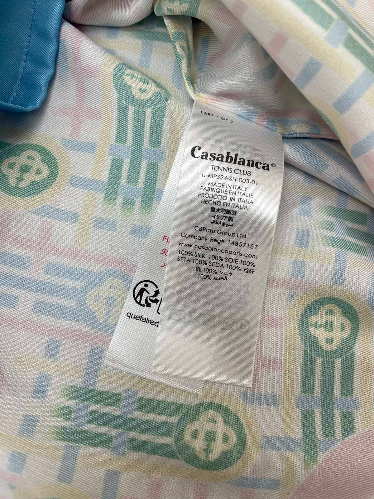 CASABLANCA Silk Shirt #3465