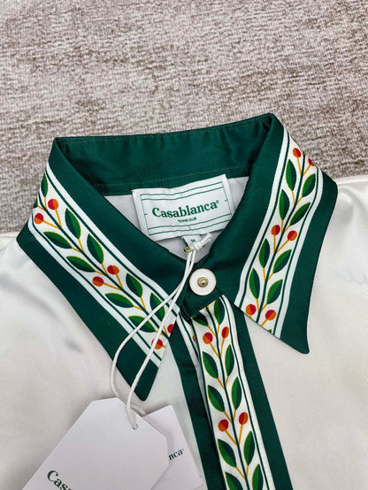 CASABLANCA Long Sleeved Silk Shirt #3461