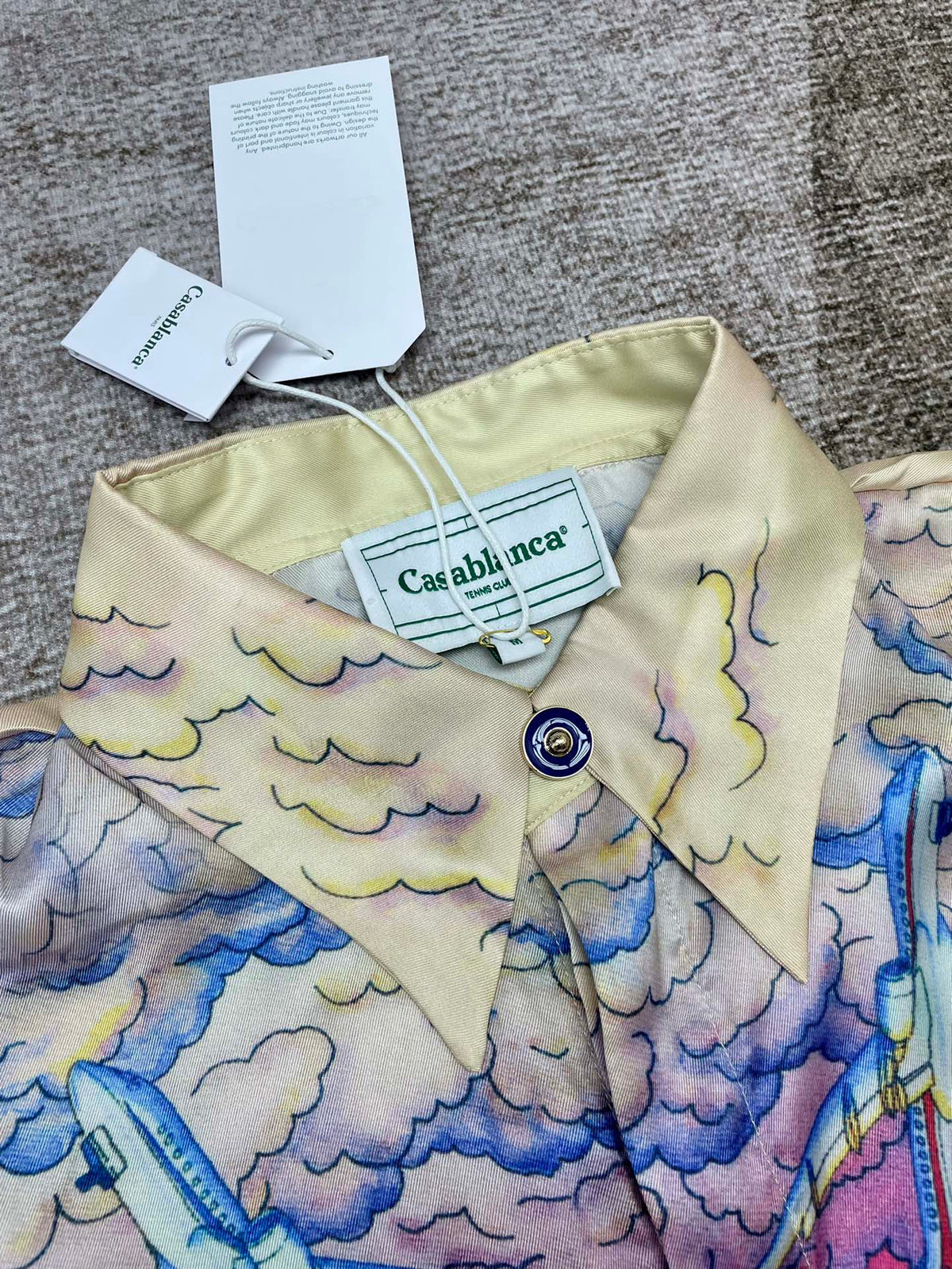 CASABLANCA Long Sleeved Silk Shirt #3464