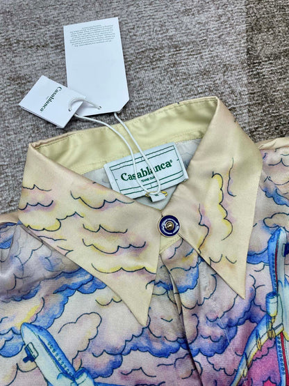 CASABLANCA Long Sleeved Silk Shirt #3464