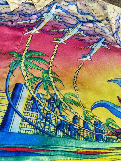CASABLANCA Long Sleeved Silk Shirt #3464