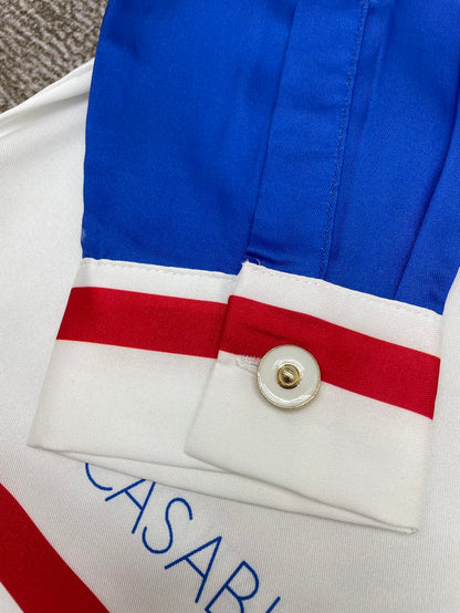 CASABLANCA Long Sleeved Silk Shirt #C558
