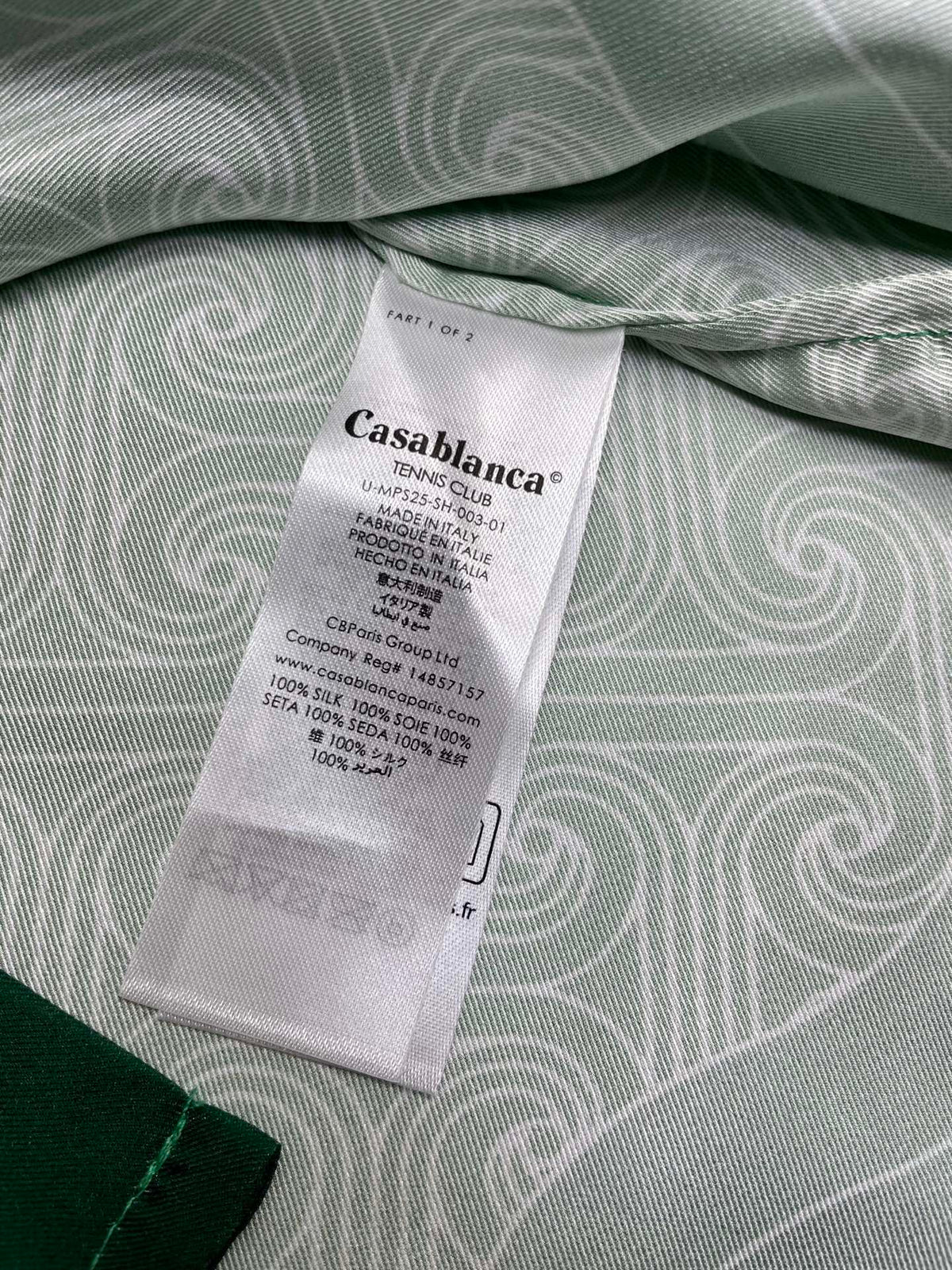 CASABLANCA Silk Shirt #3518