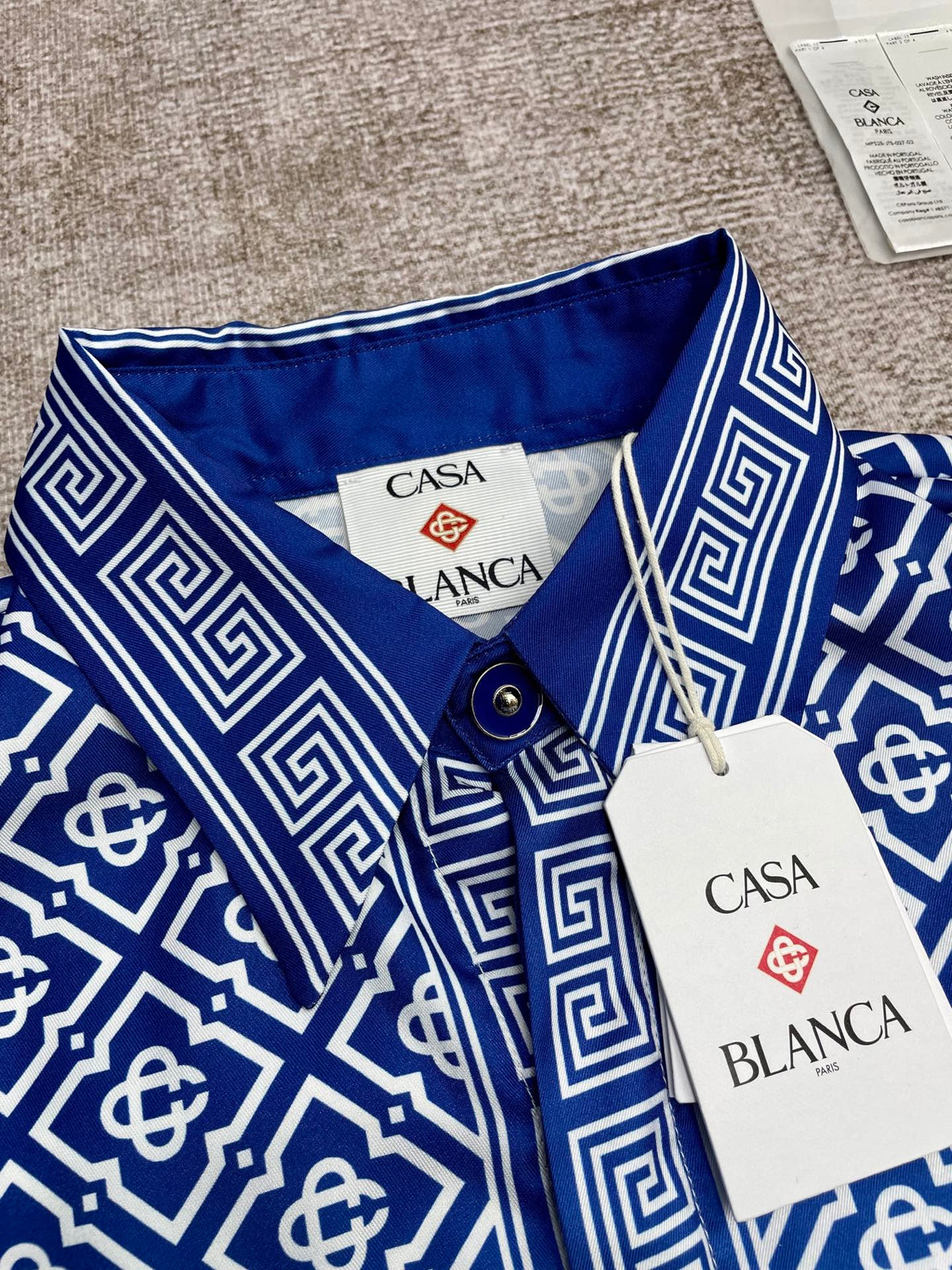 CASABLANCA Long Sleeved Silk Shirt #3528