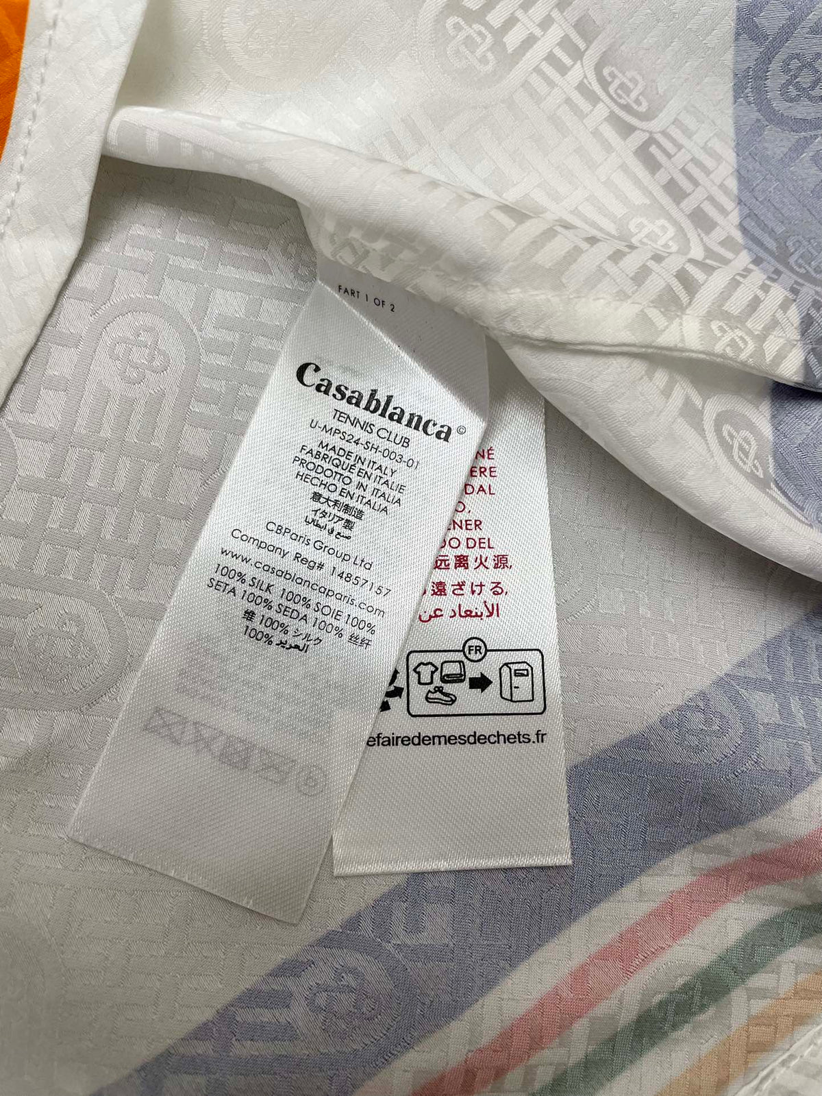 CASABLANCA Silk Shirt #3480