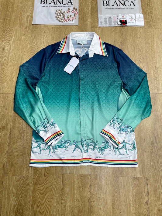 CASABLANCA Long Sleeved Silk Shirt #3523