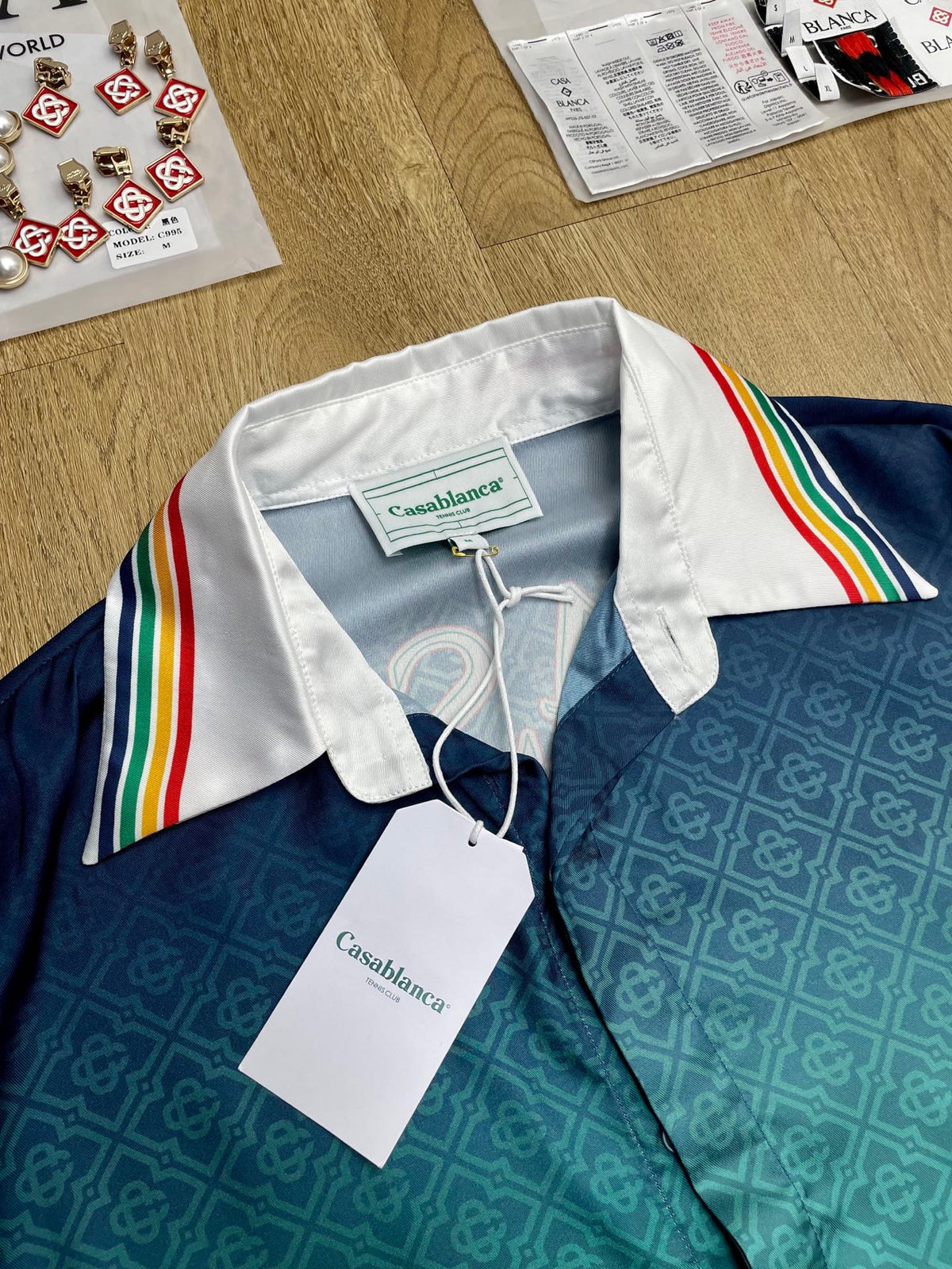 CASABLANCA Long Sleeved Silk Shirt #3523