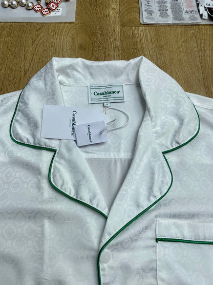 CASABLANCA Long Sleeved Silk Shirt #1024