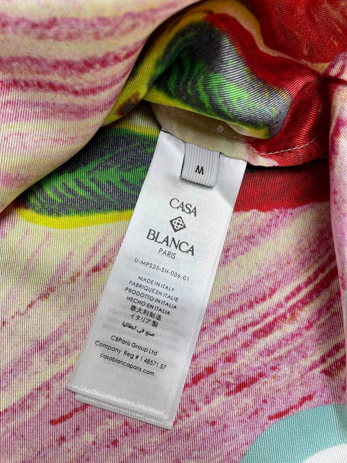 CASABLANCA Long Sleeved Silk Shirt #3547