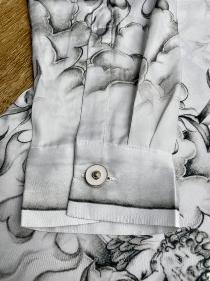 CASABLANCA Long Sleeved Silk Shirt #3549
