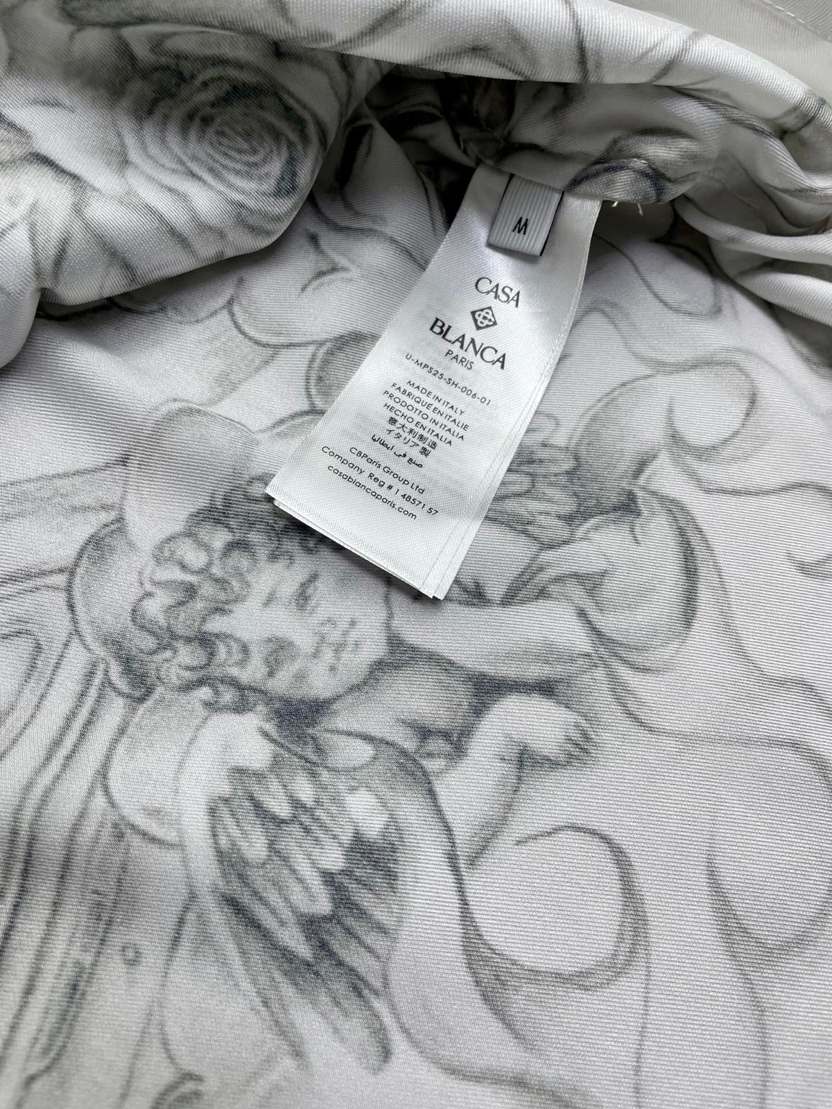 CASABLANCA Long Sleeved Silk Shirt #3549
