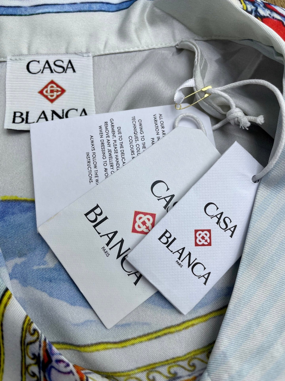 CASABLANCA Long Sleeved Silk Shirt #3552