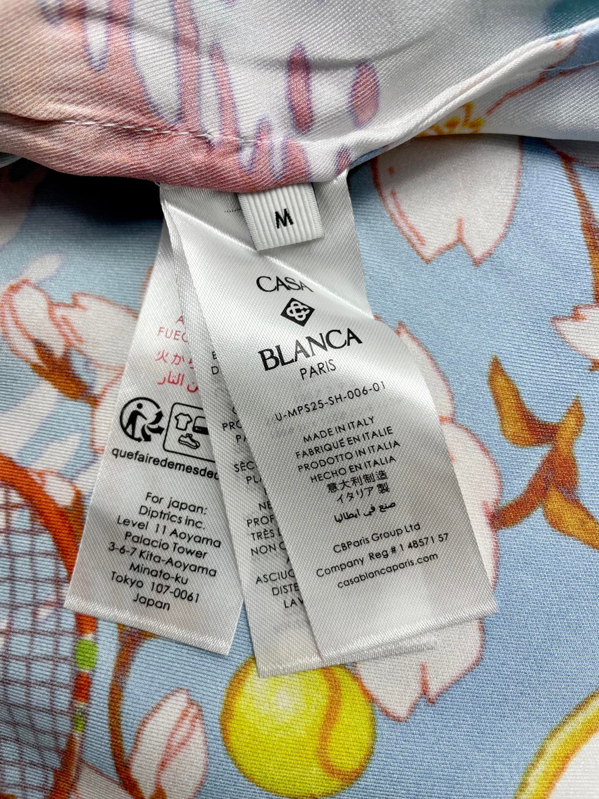CASABLANCA Long Sleeved Silk Shirt #3551