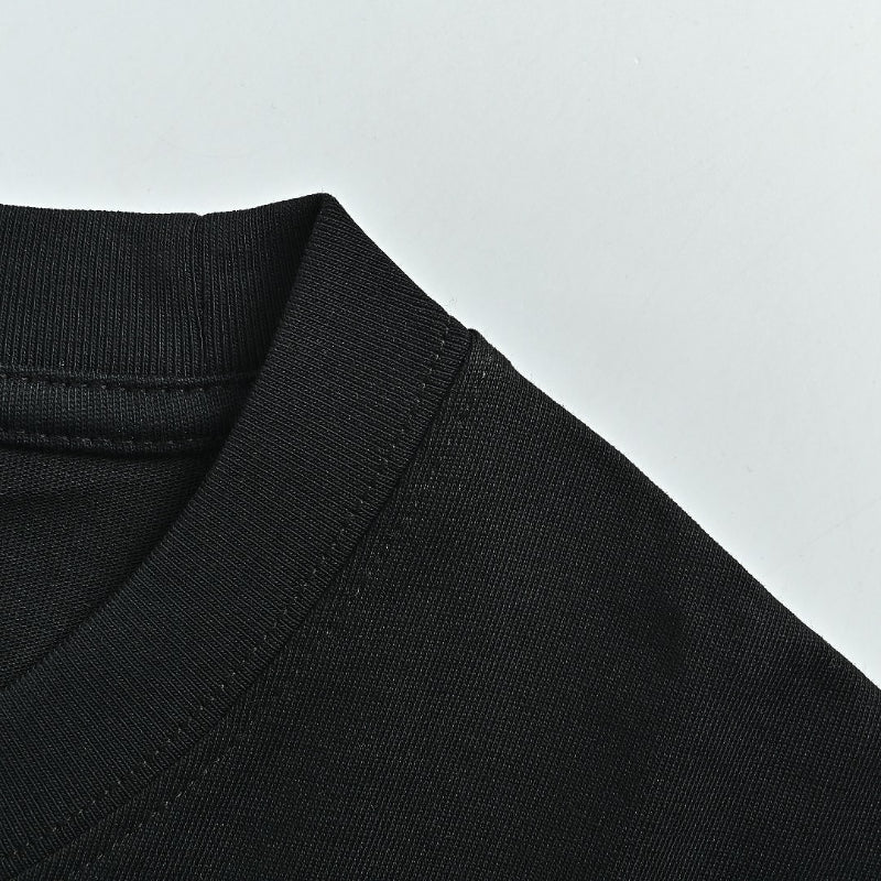 Gucci Black Double-G Monogram Graphic Tee